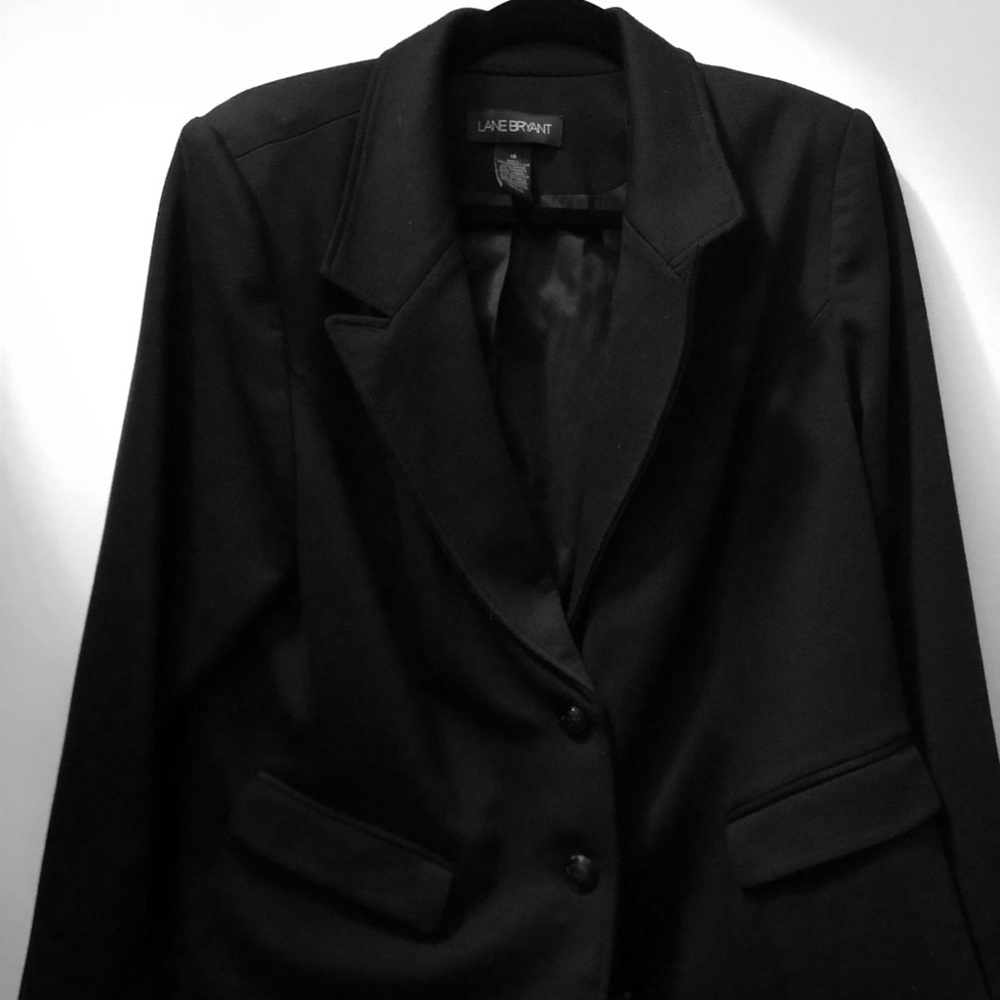 Lane Bryant Black Blazer Size 18